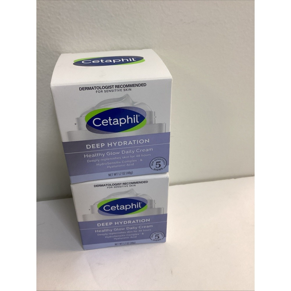 Cetaphil Deep Hydration Healthy Glow Daily Cream W/ Hyaluronic Acid 1.7 Oz - Picture 9 of 16